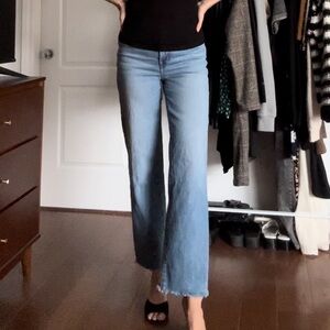 Madewell “The Perfect Vintage” Wide Leg Crop Jean